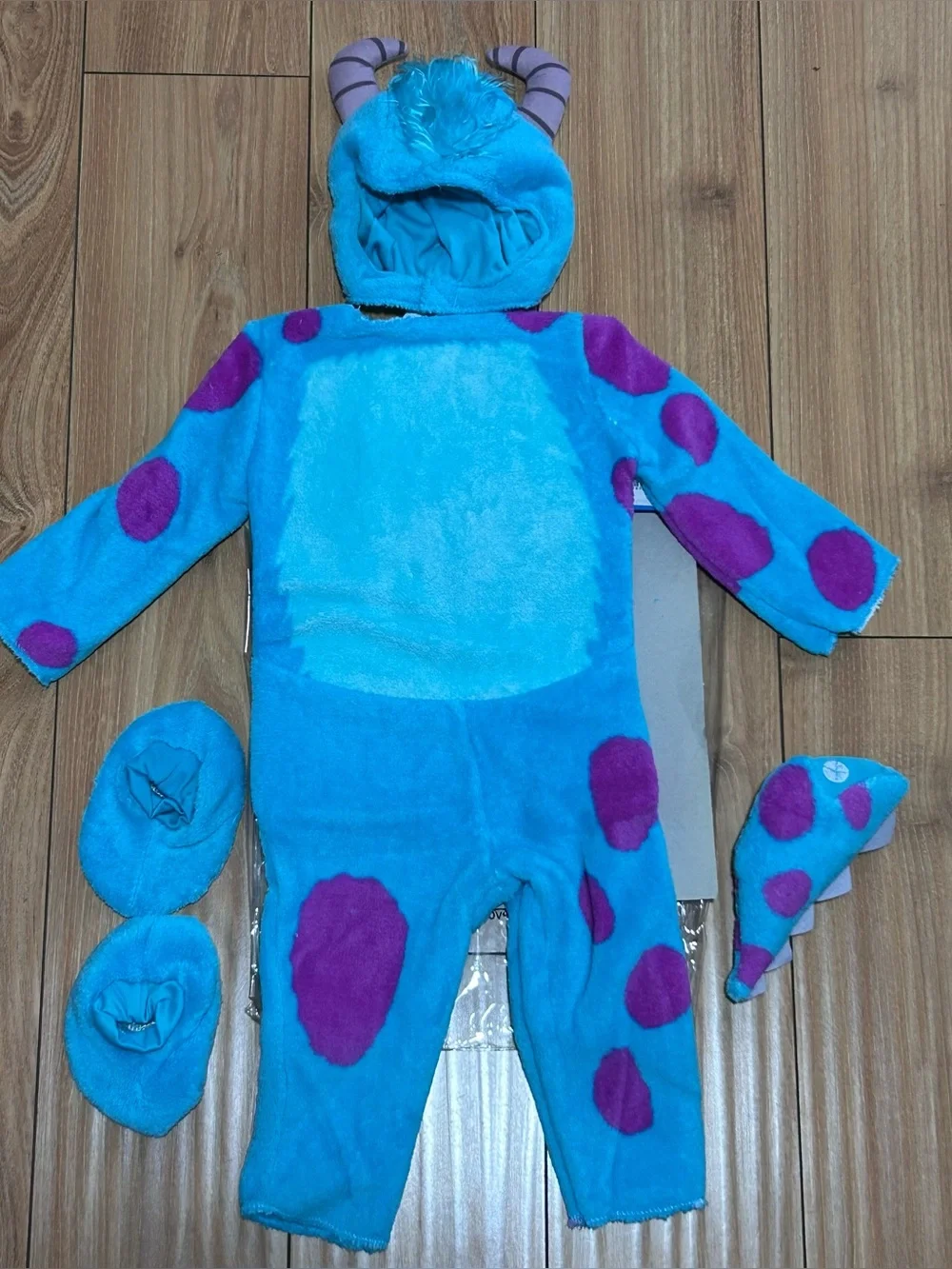 NEW Infant Baby Disney Pixar Monsters Inc University Sulley Costume SIZE 12-18M